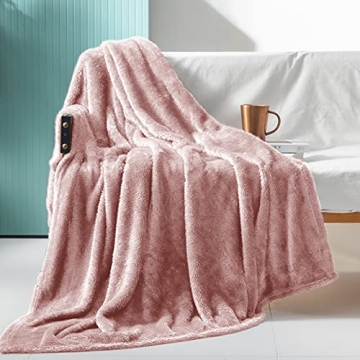 Luxurious Exclusivo Mezcla Plush Fleece Bed Blanket for All Seasons