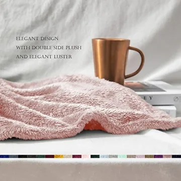 Luxurious Exclusivo Mezcla Plush Fleece Bed Blanket for All Seasons