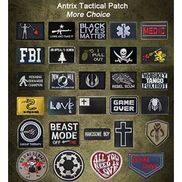 Antrix American South Korea Flag Patches for Tactical Gear