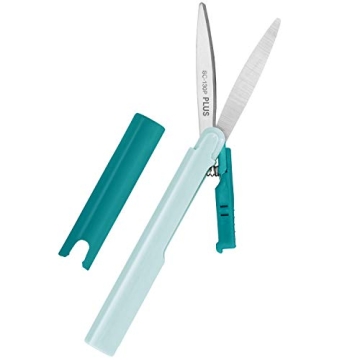 Compact TSA Compliant Pen Style Scissors in Turquoise