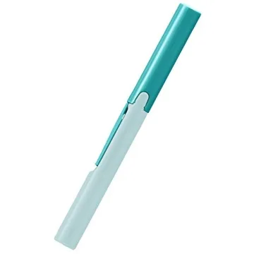 Compact TSA Compliant Pen Style Scissors in Turquoise