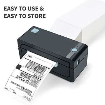 L LIKED 1000 Fanfold Thermal Labels for Shipping