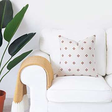 Hofdeco Boho Throw Pillow Cover for Couch and Sofa