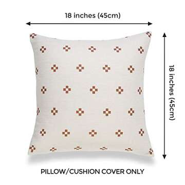 Hofdeco Boho Throw Pillow Cover for Couch and Sofa