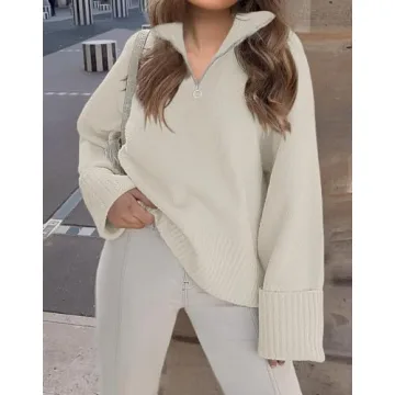 ZESICA Women's Cozy Plus-Size Sweater for All Occasions