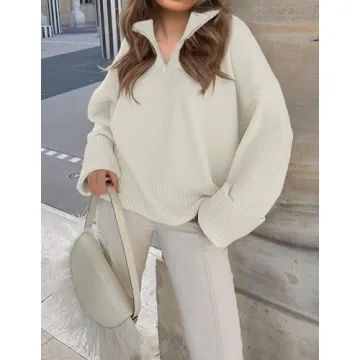 ZESICA Women's Cozy Plus-Size Sweater for All Occasions