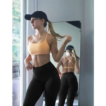 High Waisted Leggings for Women - No Front Seam Tummy Control Yoga Pants for Workout Running Seamless No See Through Black