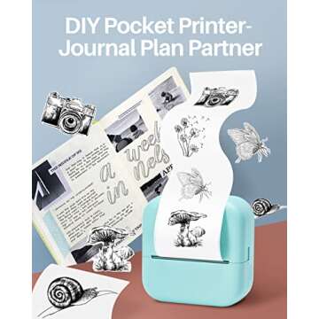 Phomemo Mini Inkless Pocket Printer for DIY and more