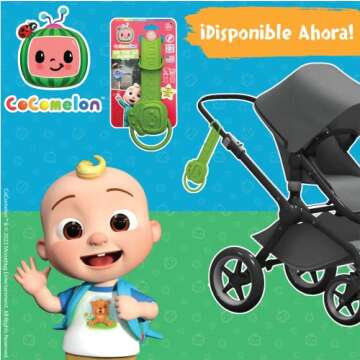 Tagalong Cocomelon Stroller Accessory for Child Safety | Toddler Must Have to Keep Kids Close | Todd...