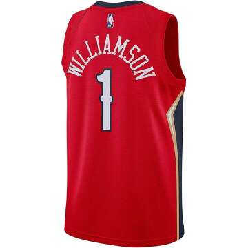 Zion Williamson Youth Jersey - Red Pelicans Swingman