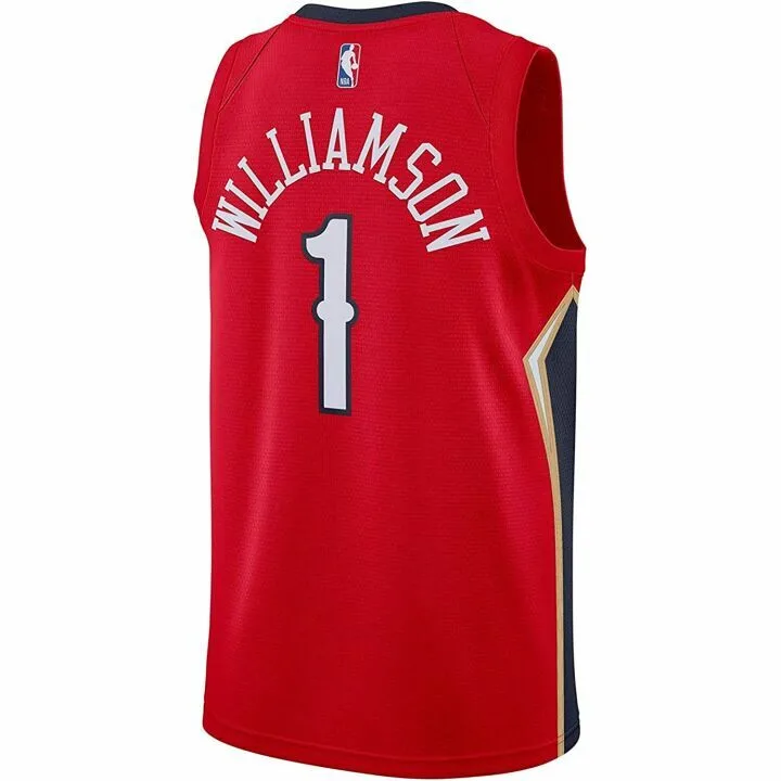 Zion Williamson Youth Jersey - Red Pelicans Swingman