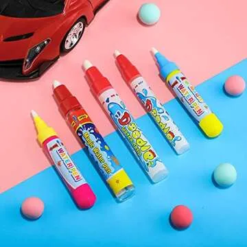 Tenare 10 Pcs Water Pens Water Doodle Pens Replacement Drawing Markers Doodle for Toddlers Kids Painting