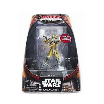 Star Wars 3.75 Inch Titanium Series Bossk Action Figure with Display Case