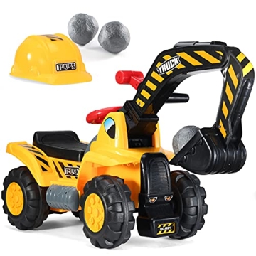 Play22 Kids Ride On Tractor with Sounds and Digger