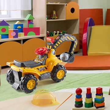 Play22 Kids Ride On Tractor with Sounds and Digger