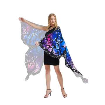LYL. Ling Halloween Costumes Woman 2024， Butterfly Wings Adults Funny，Butterfly Costume for Wome...
