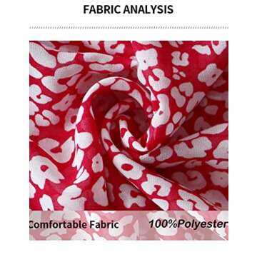 Women Summer Floral Dress Flowy Ruffle Short Sleeve Midi Easter Dresses Brown S