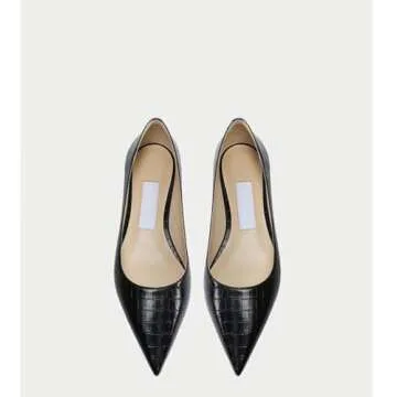 Fashion Patent Leather Pointed Toe Flat Shoes for Women