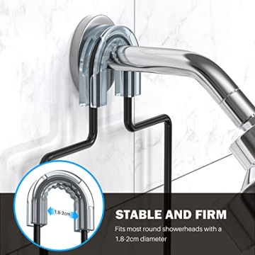 Epicano Anti-Swing Rustproof Shower Caddy Matte Black