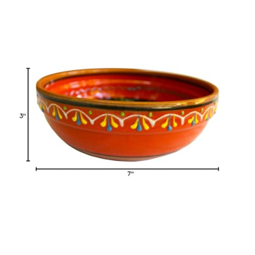 Cactus Canyon Ceramics Vibrant Deep Serving Dish