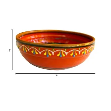 Cactus Canyon Ceramics Vibrant Deep Serving Dish