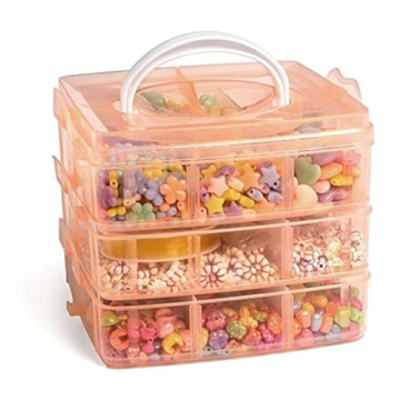 Jewelry Making Kit for Kids - 1000 Beads & Storage Case