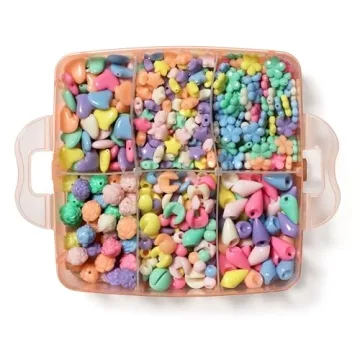 Jewelry Making Kit for Kids - 1000 Beads & Storage Case