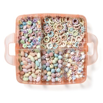 Jewelry Making Kit for Kids - 1000 Beads & Storage Case