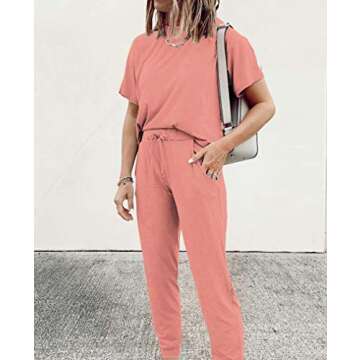 ETCYY NEW Lounge Sets for Women Sweatsuits Sets Two Piece Outfit Long Sleeve Pant Workout Athletic Tracksuits