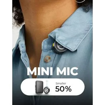 Hollyland Lark M2 Wireless Lavalier Microphone for iPhone 14/13/12, Lightning Mini Lapel Microphone ...