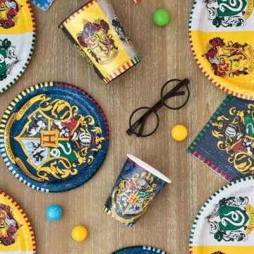 Unique Authentic Black Harry Potter Glasses - Pack of 4 - Magical Cosplay & Enchanting Style - Perfect for Costume Parties