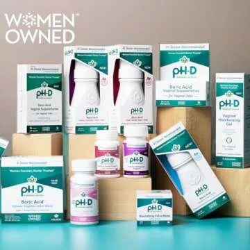 pH-D Feminine Health - Boric Acid Foam Wash - pH-Balanced, Paraben-Free, and Plant-based (Sensitive, 6 Fl Oz (Pack of 2))