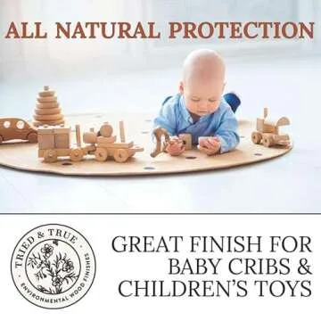 Tried & True Original Wood Finish, 8 oz. - Linseed Oil & Beeswax Blend, Ideal for All Woodwork, Long-Lasting Durability, Food Safe Sealer, Non-Toxic Wood Finish