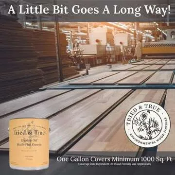 Tried & True Original Wood Finish, 8 oz. - Linseed Oil & Beeswax Blend, Ideal for All Woodwork, Long-Lasting Durability, Food Safe Sealer, Non-Toxic Wood Finish