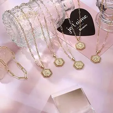 Stunning Anoup Gold Initial Necklaces for Women - Perfect Gifts