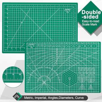 Idemeet Self Healing Cutting Mat 18x12 for Crafts