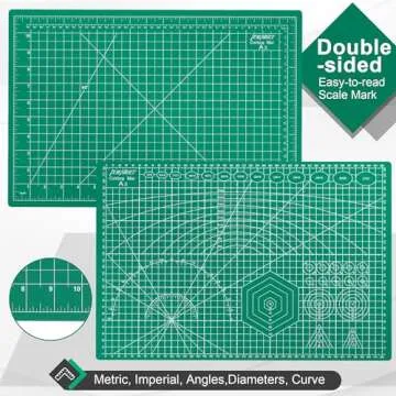 Idemeet Self Healing Cutting Mat 18x12 for Crafts