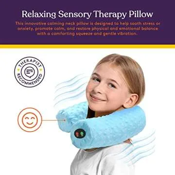 Sensory Vibrating Neck Pillow for Kids and Adults