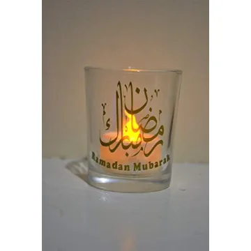 Handmade Ramadan Mubarak Candle Holder for Decoration