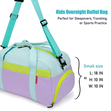 HawLander Kids Duffle Bag for Travel and Sports