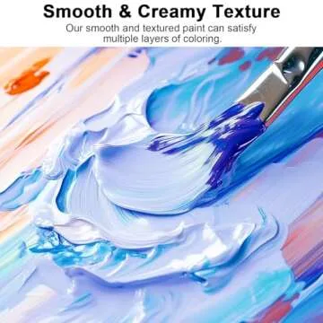 Nicpro 14 Colors Large Bulk Acrylic Paint Set (16.9 oz, 500 ml) Non Toxic Art Painting Supplies for Multi Surface Fabric Canvas Wood Leather Stone, Craft Paint for Kid & Adult with Color Wheel