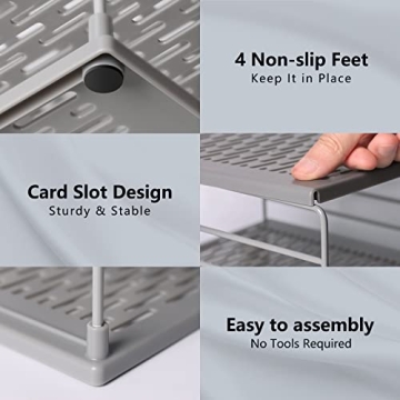 WANCHIY Pantry Organizer for Kitchen Wraps and Foils