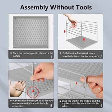 WANCHIY Pantry Organizer for Kitchen Wraps and Foils