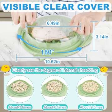 Chicken Shredder, Meat Shredder Tool Twist, Chicken Breast Shredded Twister, Meat Shredding Grinder ...