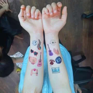 Backtopeia Temporary Tattoos | 50Pcs for Party Gifts