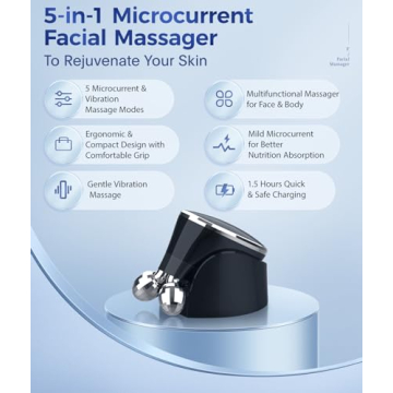 Revolutionary Microcurrent Facial Massager for Skin Care
