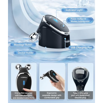 Revolutionary Microcurrent Facial Massager for Skin Care