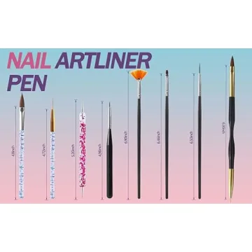 Artdone 31pcs Nail Art Brushes for Creators & DIY Enthusiasts