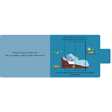 Time for Bed Interactive Pull-the-Tab Book for Toddlers