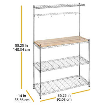 Whitmor Supreme Baker's Rack - Stylish Kitchen Organizer